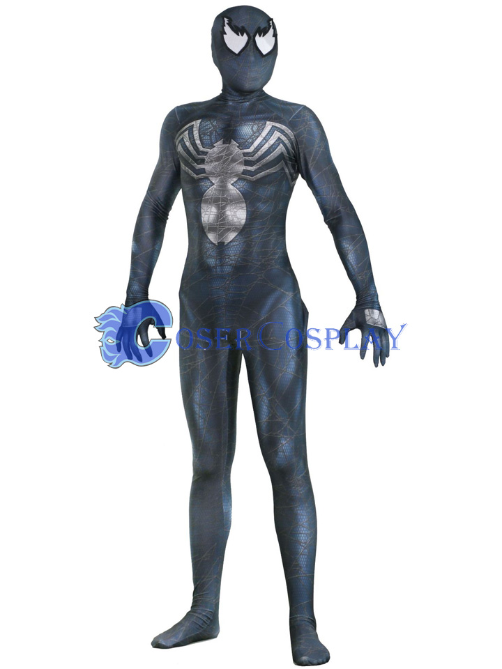 2018 Venom Spiderman Full Body Zentai Halloween